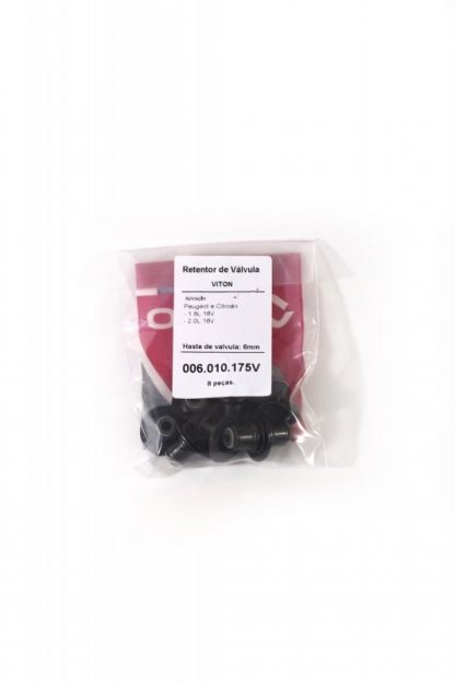 (pacote 08 peças) Retentor de Válvula Peugeot e Citroen 1.8/2.0 16v (medida int 10mm)