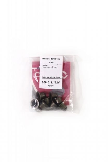(pacote 08 peças) Retentor de Válvula Ford Zetec 1.4 16v e Ford Sigma 1.5/1.6 16V