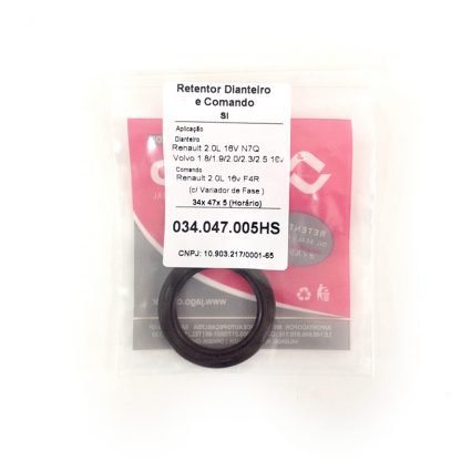 Retentor de Comando Renault 2.0 16V F4R (c/ variador de fase) - Jago (un)