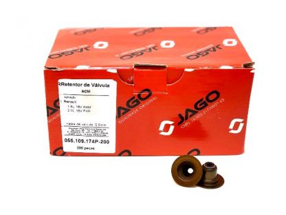 (cx 200 pç) Retentor de Válvula Renault 1.6 16v k4m/2.0 16v F4R - Jago (poliacrílico)