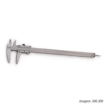 PAQUÍMETRO UNIVERSAL AÇO CARBONO 0.05MM/1/128" - 300mm/12" - Kingtools