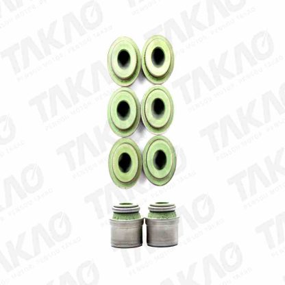 (pacote 08 peças) Retentor de Válvula Mi 16v/VW Power/GM 16v - TAKAO - Image 2